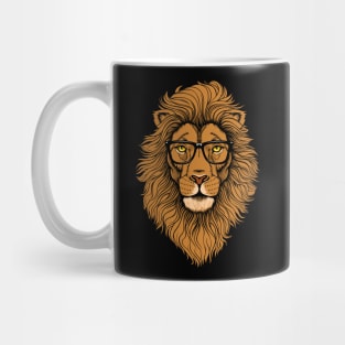 Hipster Lion Graphic Animal Street Style Mug